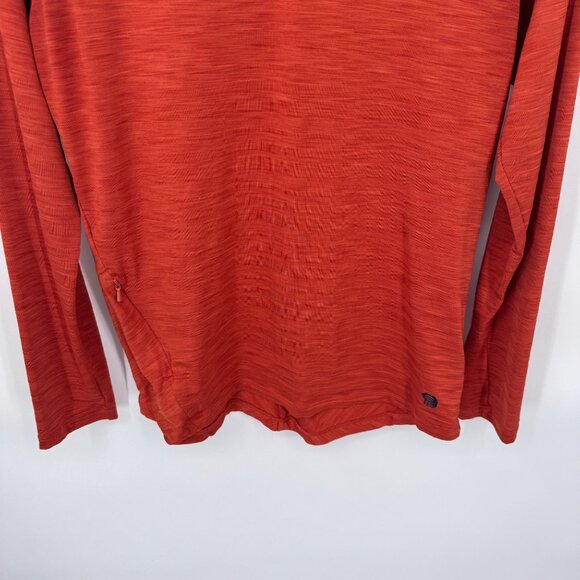 Mountain Hardwear Long Sleeve Crew Shirt Womens‎ Medium Rust Polyester - Picture 3 of 10